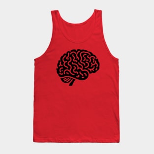 Brain Silhouette Tank Top